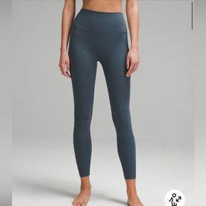 NWT lululemon align legging - iron blue - 25”/ size 4